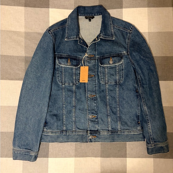 A.P.C. Other - A.P.C. Mid Blue Denim Jacket